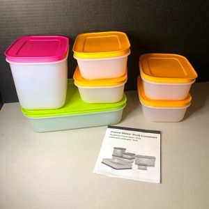 Tupperware Freezer Mates Plus Set of 6